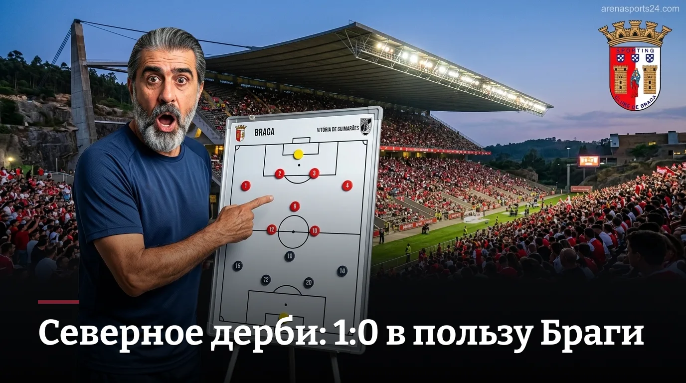 Брага — Витория де Гимарайнш 1:0: минимальная победа дома в 4-м туре Примейры