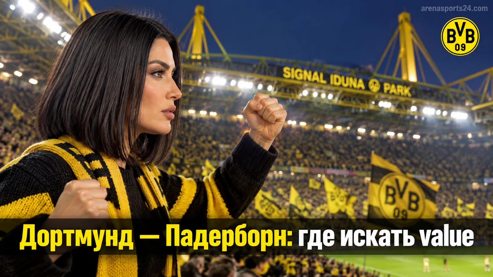 Дортмунд — Падерборн: тотал голов и BTTS как главные ставочные истории тура
