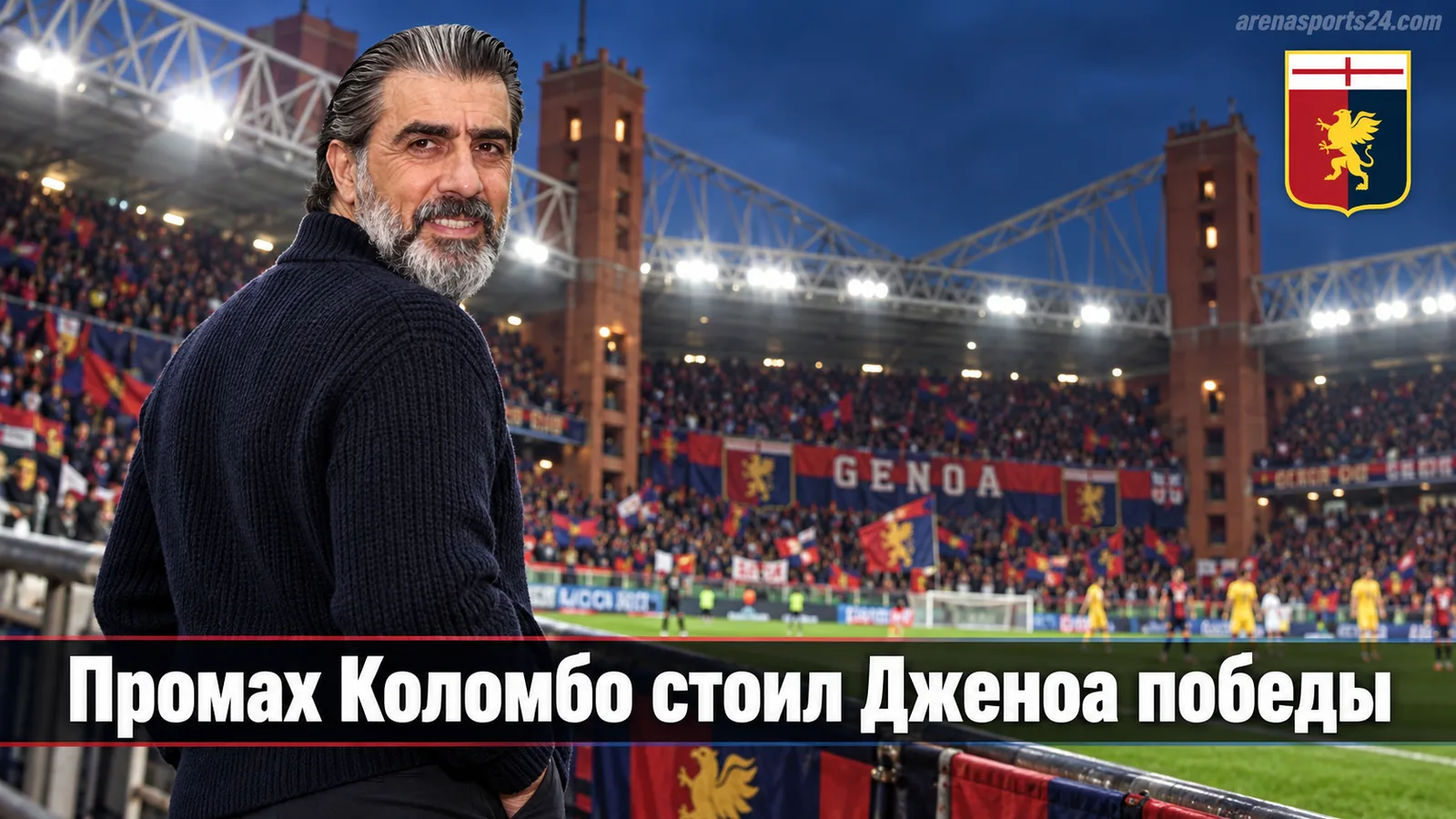 Дженоа – Фрозиноне 1:1: Коломбо не забил пенальти, хозяева застряли на нуле побед
