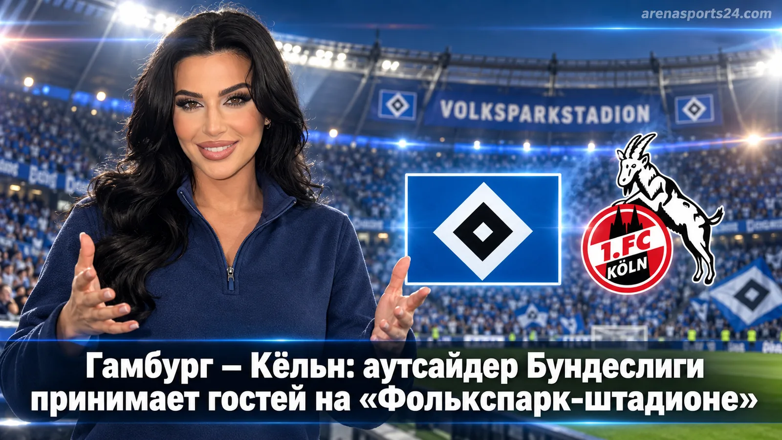 Гамбург – Кёльн: аутсайдер Бундеслиги принимает гостей на «Фолькспарк-штадионе»